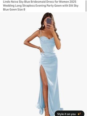 Amazon | Dresses | Houstil Womens V Neck Halter Fishtail Bandage Bodycon  Dress Party | Poshmark